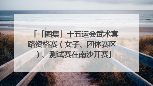 「图集」十五运会武术套路资格赛（女子、团体赛区）、测试赛在南沙开赛
