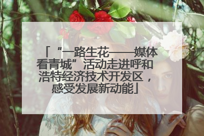 “一路生花——媒体看青城”活动走进呼和浩特经济技术开发区，感受发展新动能