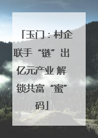 玉门：村企联手“链”出亿元产业 解锁共富“蜜”码
