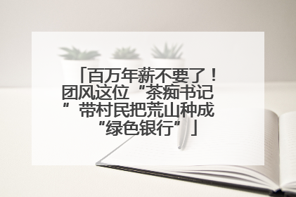 百万年薪不要了！团风这位“茶痴书记”带村民把荒山种成“绿色银行”