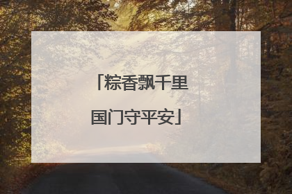 粽香飘千里 国门守平安
