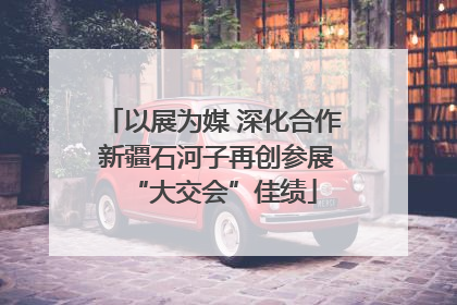 以展为媒 深化合作 新疆石河子再创参展“大交会”佳绩