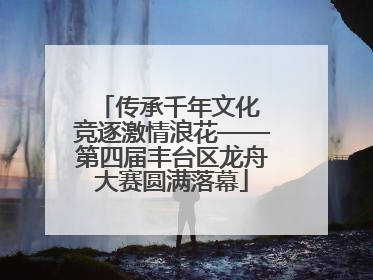传承千年文化 竞逐激情浪花——第四届丰台区龙舟大赛圆满落幕