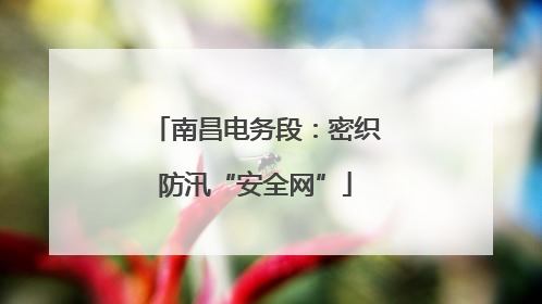 南昌电务段：密织防汛“安全网”