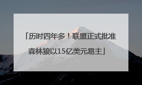 历时四年多！联盟正式批准森林狼以15亿美元易主