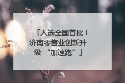 入选全国首批！济南零售业创新升级 “加速跑”