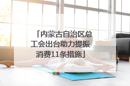 内蒙古自治区总工会出台助力提振消费11条措施