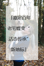 嘉定百年老宅蝶变“活态传承”新地标