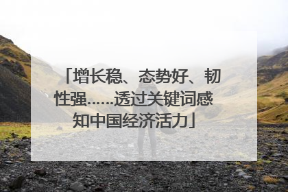 增长稳、态势好、韧性强……透过关键词感知中国经济活力