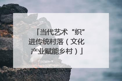 当代艺术“织”进传统村落（文化产业赋能乡村）