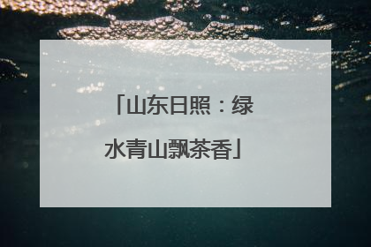 山东日照：绿水青山飘茶香