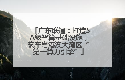 广东联通：打造5A级智算基础设施，筑牢粤港澳大湾区“第一算力引擎”