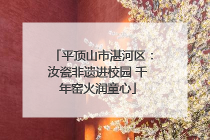 平顶山市湛河区：汝瓷非遗进校园 千年窑火润童心