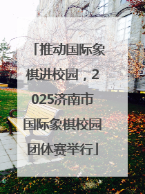 推动国际象棋进校园，2025济南市国际象棋校园团体赛举行