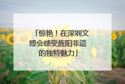 惊艳！在深圳文博会感受旌阳非遗的独特魅力