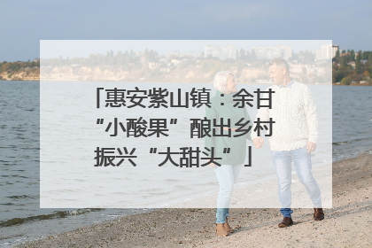 惠安紫山镇：余甘“小酸果”酿出乡村振兴“大甜头”