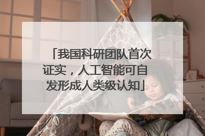 我国科研团队首次证实，人工智能可自发形成人类级认知