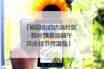 杨园街道纺器社区：粽叶飘香迎端午 共庆佳节传温情
