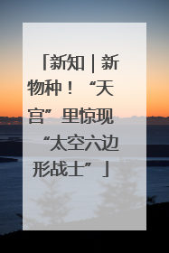 新知｜新物种！“天宫”里惊现“太空六边形战士”