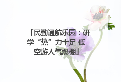 民勤通航乐园：研学“热”力十足 低空游人气爆棚