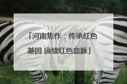 河南焦作：传承红色基因 赓续红色血脉
