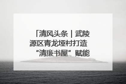 清风头条｜武陵源区青龙垭村打造“清廉书屋”赋能乡村振兴新风尚