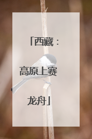 西藏：高原上赛龙舟