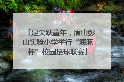 足尖跃童年，眉山彭山实验小学举行“海豚杯”校园足球联赛