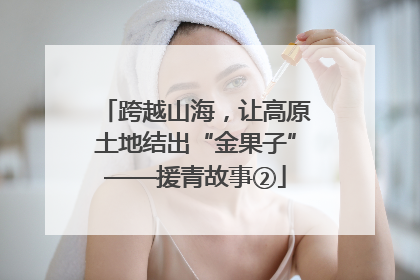 跨越山海，让高原土地结出“金果子”——援青故事②