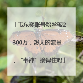 韦东奕账号粉丝破2300万，泼天的流量，“韦神”接得住吗