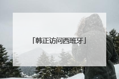 韩正访问西班牙