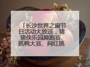 长沙世界之窗节日活动大放送，猪猪侠乐园趣跑赛、抓鸭大赛、网红挑战全都有
