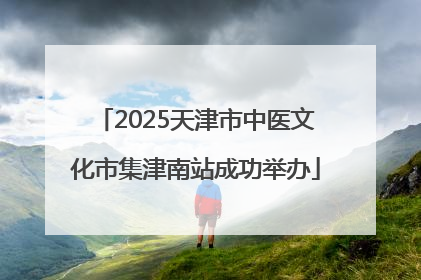2025天津市中医文化市集津南站成功举办