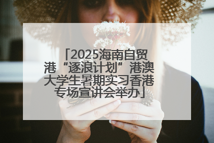 2025海南自贸港“逐浪计划”港澳大学生暑期实习香港专场宣讲会举办