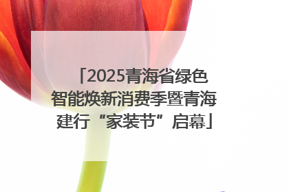 2025青海省绿色智能焕新消费季暨青海建行“家装节”启幕